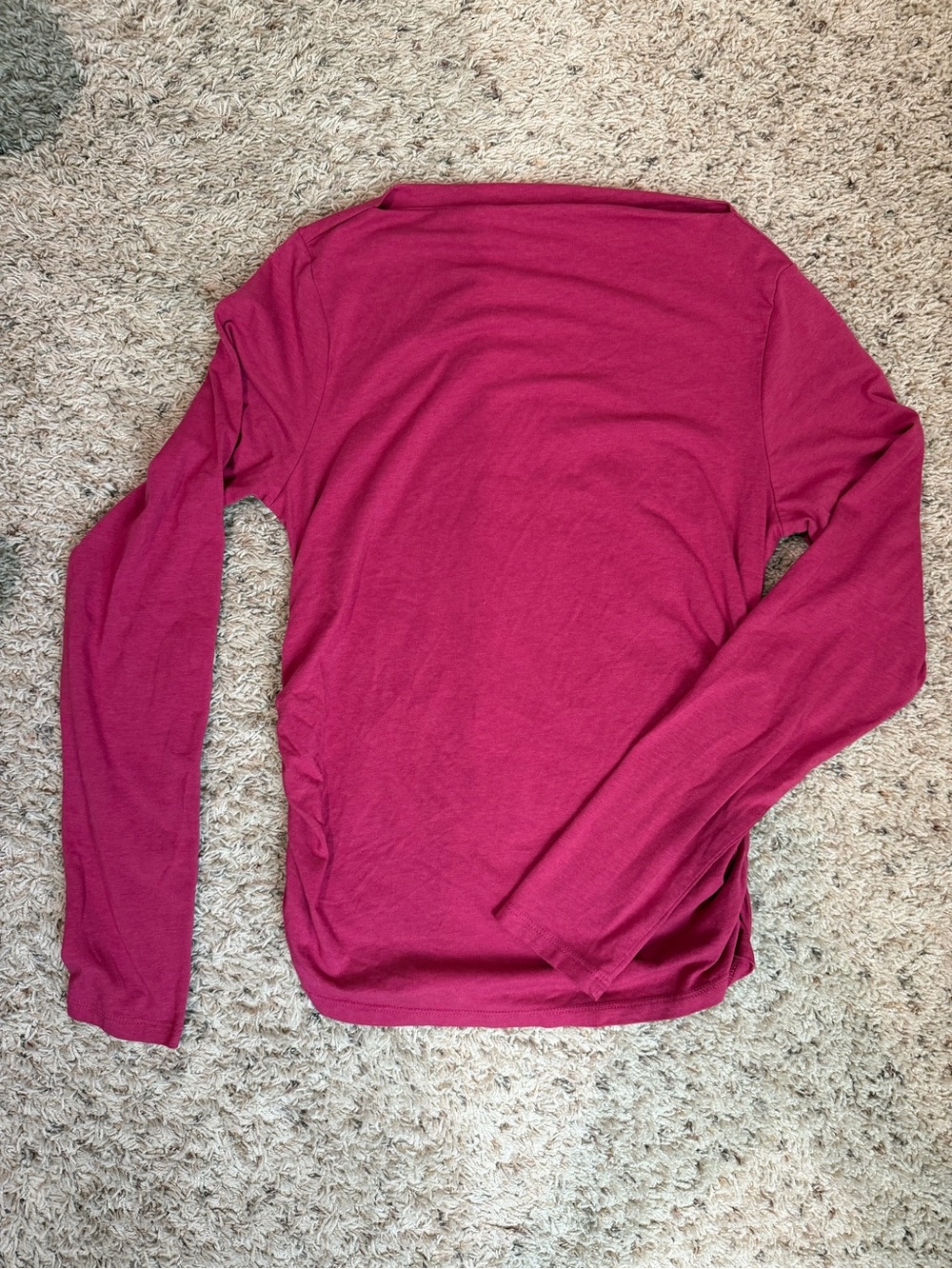 Old Navy Long Sleeve Crewneck Top - Berry Pink
